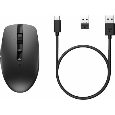 Миша HP 710 Rechargeable Silent, USB-A/WL/BT, чорний (6E6F2AA) Миша HP 710 Rechargeable Silent, USB-A/WL/BT, чорний (6E6F2AA)