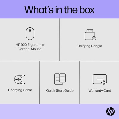 Миша HP 920 Ergonomic Vertical, WL/BT, чорний (6H1A4AA) Миша HP 920 Ergonomic Vertical, WL/BT, чорний (6H1A4AA)