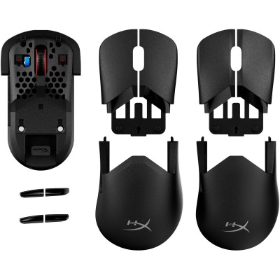 Миша HyperX Pulsefire SAGA PRO, RGB, USB-A/WL/BT, чорний (A2PB2AA) Миша HyperX Pulsefire SAGA PRO, RGB, USB-A/WL/BT, чорний (A2PB2AA)