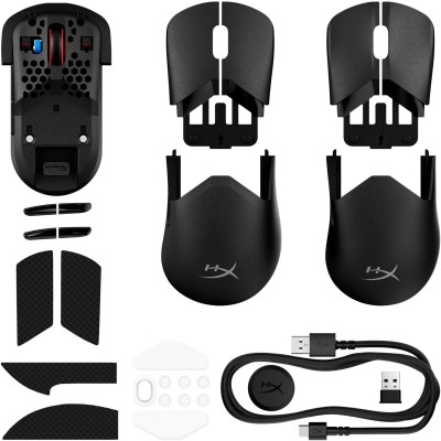 Миша HyperX Pulsefire SAGA PRO, RGB, USB-A/WL/BT, чорний (A2PB2AA) Миша HyperX Pulsefire SAGA PRO, RGB, USB-A/WL/BT, чорний (A2PB2AA)