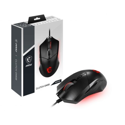 Миша MSI Clutch GM08, Red, USB-A, чорний (S12-0401800-CLA) Миша MSI Clutch GM08, Red, USB-A, чорний (S12-0401800-CLA)