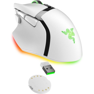 Миша Razer Basilisk V3 Pro 35K, RGB, USB-A/WL/BT, білий (RZ01-05240200-R3G1) Миша Razer Basilisk V3 Pro 35K, RGB, USB-A/WL/BT, білий (RZ01-05240200-R3G1)