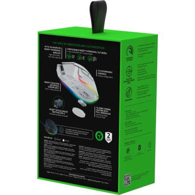 Миша Razer Basilisk V3 Pro 35K, RGB, USB-A/WL/BT, білий (RZ01-05240200-R3G1) Миша Razer Basilisk V3 Pro 35K, RGB, USB-A/WL/BT, білий (RZ01-05240200-R3G1)