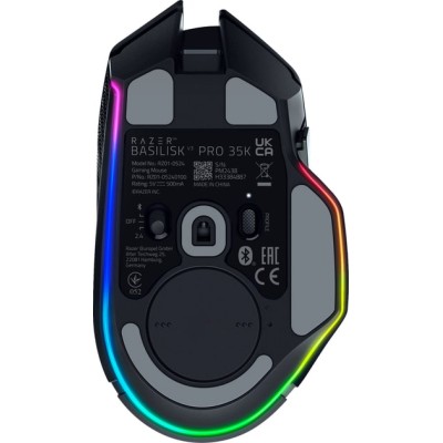 Миша Razer Basilisk V3 Pro 35K, RGB, USB-A/WL/BT, чорний (RZ01-05240100-R3G1) Миша Razer Basilisk V3 Pro 35K, RGB, USB-A/WL/BT, чорний (RZ01-05240100-R3G1)