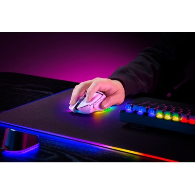Миша Razer Basilisk V3 Pro, RGB, USB-A/WL/BT, білий (RZ01-04620200-R3G1) Миша Razer Basilisk V3 Pro, RGB, USB-A/WL/BT, білий (RZ01-04620200-R3G1)