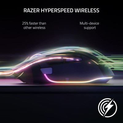 Миша Razer Basilisk V3 Pro, RGB, USB-A/WL/BT, білий (RZ01-04620200-R3G1) Миша Razer Basilisk V3 Pro, RGB, USB-A/WL/BT, білий (RZ01-04620200-R3G1)