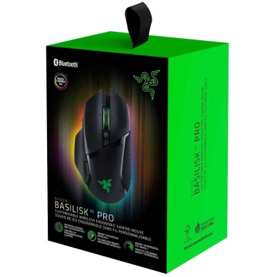Миша Razer Basilisk V3 Pro, RGB, USB-A/WL/BT, чорний (RZ01-04620100-R3G1) Миша Razer Basilisk V3 Pro, RGB, USB-A/WL/BT, чорний (RZ01-04620100-R3G1)
