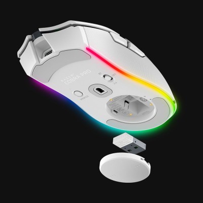 Миша Razer Cobra Pro, RGB, USB-A/WL/BT, білий (RZ01-04660200-R3G1) Миша Razer Cobra Pro, RGB, USB-A/WL/BT, білий (RZ01-04660200-R3G1)