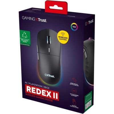 Миша Trust GXT 926 REDEX II, WL/USB-A/USB-C, чорний (25126_TRUST) Миша Trust GXT 926 REDEX II, WL/USB-A/USB-C, чорний (25126_TRUST)