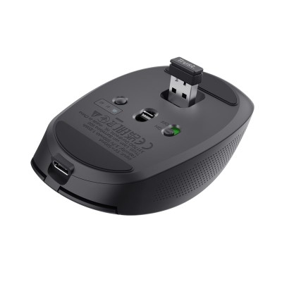 Миша Trust OZZA compact, BT/WL/USB-A, чорний (24819_TRUST) Миша Trust OZZA compact, BT/WL/USB-A, чорний (24819_TRUST)