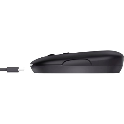 Миша Trust Puck Rechargeable, Ultra-Thin, BT/WL, Silent, чорний (24059_TRUST) Миша Trust Puck Rechargeable, Ultra-Thin, BT/WL, Silent, чорний (24059_TRUST)