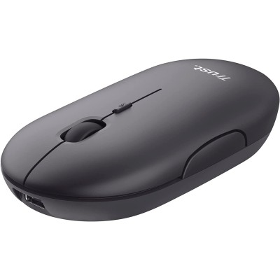 Миша Trust Puck Rechargeable, Ultra-Thin, BT/WL, Silent, чорний (24059_TRUST) Миша Trust Puck Rechargeable, Ultra-Thin, BT/WL, Silent, чорний (24059_TRUST)
