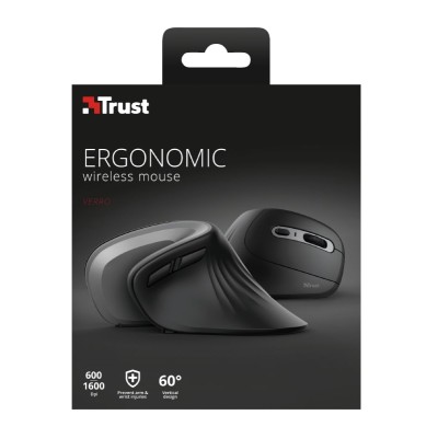 Миша Trust Verro Ergonomic, WL, чорний (23507_TRUST) Миша Trust Verro Ergonomic, WL, чорний (23507_TRUST)