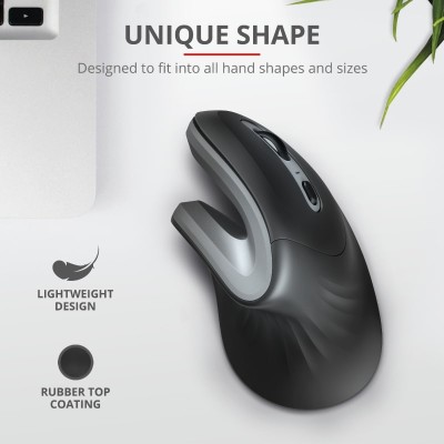 Миша Trust Verro Ergonomic, WL, чорний (23507_TRUST) Миша Trust Verro Ergonomic, WL, чорний (23507_TRUST)