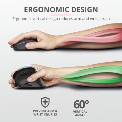 Миша Trust Voxx Rechargeable Ergonomic, WL, чорний (23731_TRUST) Миша Trust Voxx Rechargeable Ergonomic, WL, чорний (23731_TRUST)