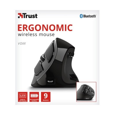 Миша Trust Voxx Rechargeable Ergonomic, WL, чорний (23731_TRUST) Миша Trust Voxx Rechargeable Ergonomic, WL, чорний (23731_TRUST)