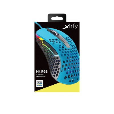 Миша Xtrfy M4, USB-A, RGB, Miami Blue (XG-M4-RGB-BLUE) Миша Xtrfy M4, USB-A, RGB, Miami Blue (XG-M4-RGB-BLUE)