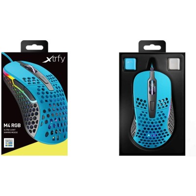 Миша Xtrfy M4, USB-A, RGB, Miami Blue (XG-M4-RGB-BLUE) Миша Xtrfy M4, USB-A, RGB, Miami Blue (XG-M4-RGB-BLUE)