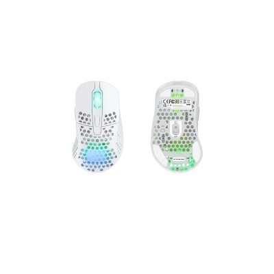 Миша Xtrfy M4, WL/USB-A, RGB, білий (M4W-RGB-WHITE) Миша Xtrfy M4, WL/USB-A, RGB, білий (M4W-RGB-WHITE)