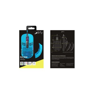 Миша Xtrfy M42, USB-A, RGB, Miami Blue (XG-M42-RGB-BLUE) Миша Xtrfy M42, USB-A, RGB, Miami Blue (XG-M42-RGB-BLUE)