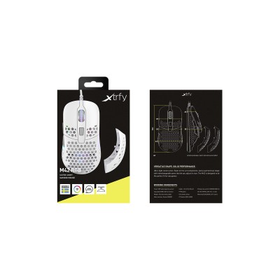 Миша Xtrfy M42, USB-A, RGB, білий (XG-M42-RGB-WHITE) Миша Xtrfy M42, USB-A, RGB, білий (XG-M42-RGB-WHITE)
