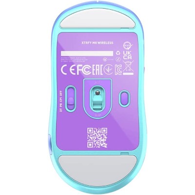 Миша Xtrfy M8, WL/USB-A, RGB, Frosty Purple (M8W-RGB-PURPLE) Миша Xtrfy M8, WL/USB-A, RGB, Frosty Purple (M8W-RGB-PURPLE)