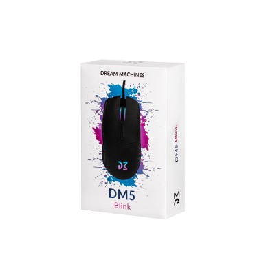 Миша ігрова Dream Machines DM5 Blink USB Black (DM5_BLINK) Миша ігрова Dream Machines DM5 Blink USB Black (DM5_BLINK)