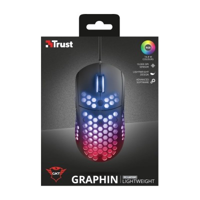Миша ігрова Trust GXT 960 Graphin Ultra-lightweight RGB USB Black (23758_TRUST) Миша ігрова Trust GXT 960 Graphin Ultra-lightweight RGB USB Black (23758_TRUST)