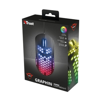 Миша ігрова Trust GXT 960 Graphin Ultra-lightweight RGB USB Black (23758_TRUST) Миша ігрова Trust GXT 960 Graphin Ultra-lightweight RGB USB Black (23758_TRUST)