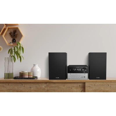 Мікросистема Philips TAM3205M2 20Вт, FM, CD, USB, Audio-in, Wireless Мікросистема Philips TAM3205M2 20Вт, FM, CD, USB, Audio-in, Wireless