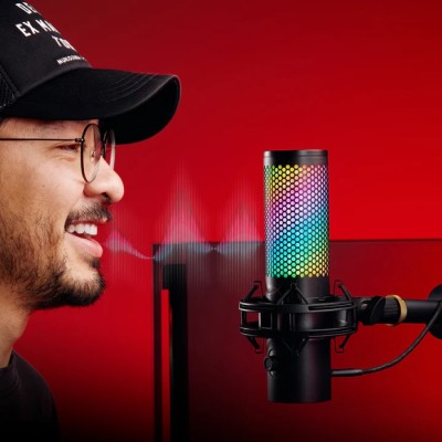 Мікрофон геймінговий HyperX QuadCast 2 S, Omni/Uni/Bi, USB-A, 3м, NGenuity, RGB, чорний (9A273AA) Мікрофон геймінговий HyperX QuadCast 2 S, Omni/Uni/Bi, USB-A, 3м, NGenuity, RGB, чорний (9A273AA)