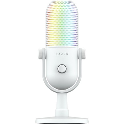 Мікрофон геймінговий Razer Seiren V3 Chroma, Uni, RGB, USB-A, 2м, білий (RZ19-05060200-R3M1) Мікрофон геймінговий Razer Seiren V3 Chroma, Uni, RGB, USB-A, 2м, білий (RZ19-05060200-R3M1)