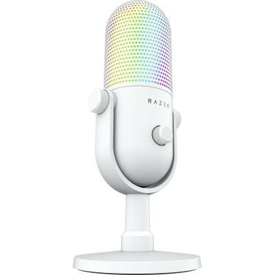 Мікрофон геймінговий Razer Seiren V3 Chroma, Uni, RGB, USB-A, 2м, білий (RZ19-05060200-R3M1) Мікрофон геймінговий Razer Seiren V3 Chroma, Uni, RGB, USB-A, 2м, білий (RZ19-05060200-R3M1)