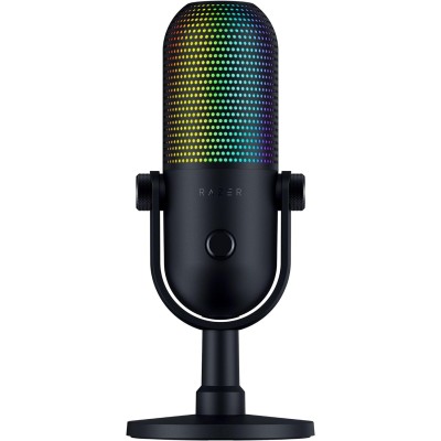 Мікрофон геймінговий Razer Seiren V3 Chroma, Uni, RGB, USB-A, 2м, чорний (RZ19-05060100-R3M1) Мікрофон геймінговий Razer Seiren V3 Chroma, Uni, RGB, USB-A, 2м, чорний (RZ19-05060100-R3M1)