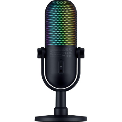 Мікрофон геймінговий Razer Seiren V3 Chroma, Uni, RGB, USB-A, 2м, чорний (RZ19-05060100-R3M1) Мікрофон геймінговий Razer Seiren V3 Chroma, Uni, RGB, USB-A, 2м, чорний (RZ19-05060100-R3M1)