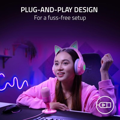 Мікрофон геймінговий Razer Seiren V3 Mini, Omni, USB-A, 1.2м, quartz (RZ19-05050200-R3M1) Мікрофон геймінговий Razer Seiren V3 Mini, Omni, USB-A, 1.2м, quartz (RZ19-05050200-R3M1)