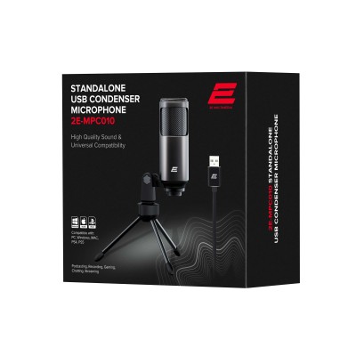 Мікрофон для ПК 2Е MPC010, USB (2E-MPC010) Мікрофон для ПК 2Е MPC010, USB (2E-MPC010)
