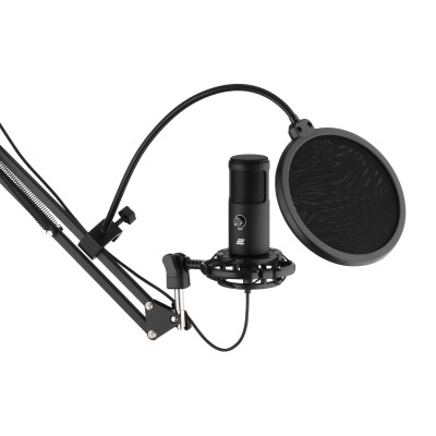 Мікрофон для ПК 2Е MPC021 Streaming, USB (2E-MPC021) Мікрофон для ПК 2Е MPC021 Streaming, USB (2E-MPC021)