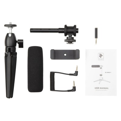 Мікрофон з триподом для мобільних пристроїв 2Е AU-CM10S Vlog KIT, 3.5mm (2E-MM011_OLD)
