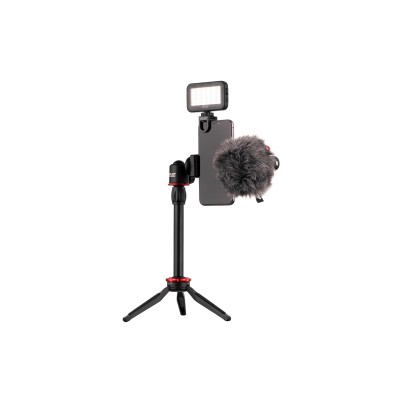 Мікрофон з триподом для мобільних пристроїв 2Е MM011 Vlog KIT, 3.5mm (2E-MM011) Мікрофон з триподом для мобільних пристроїв 2Е MM011 Vlog KIT, 3.5mm (2E-MM011)