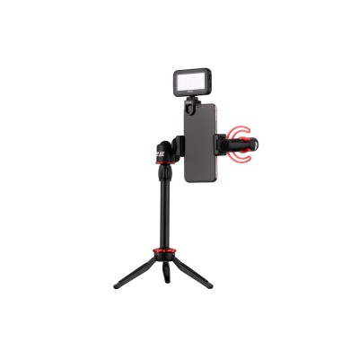 Мікрофон з триподом для мобільних пристроїв 2Е MM011 Vlog KIT, 3.5mm (2E-MM011) Мікрофон з триподом для мобільних пристроїв 2Е MM011 Vlog KIT, 3.5mm (2E-MM011)