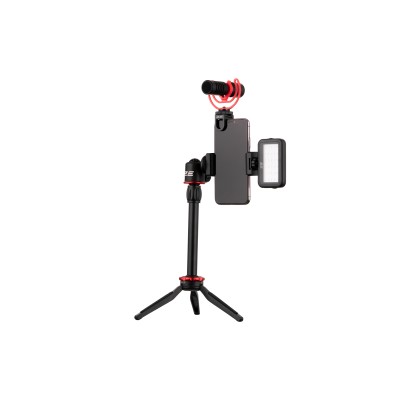 Мікрофон з триподом для мобільних пристроїв 2Е MM011 Vlog KIT, 3.5mm (2E-MM011) Мікрофон з триподом для мобільних пристроїв 2Е MM011 Vlog KIT, 3.5mm (2E-MM011)