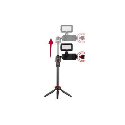 Мікрофон з триподом для мобільних пристроїв 2Е MM011 Vlog KIT, 3.5mm (2E-MM011) Мікрофон з триподом для мобільних пристроїв 2Е MM011 Vlog KIT, 3.5mm (2E-MM011)