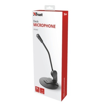 Мікрофон комп’ютерний Trust Primo Desk, Omni, 3.5 Mini Jack, 1.78м, чорний (21674_TRUST) Мікрофон комп’ютерний Trust Primo Desk, Omni, 3.5 Mini Jack, 1.78м, чорний (21674_TRUST)