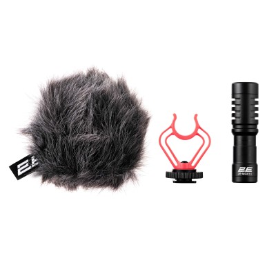 Мікрофон пушка 2Е MG010 Shoutgun, 3.5mm (2E-MG010) Мікрофон пушка 2Е MG010 Shoutgun, 3.5mm (2E-MG010)