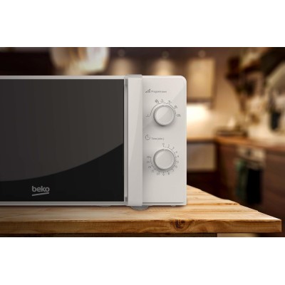 Мікрохвильова піч Beko, 20л, мех.керув., 700Вт, білий (MOC20100WFB) Мікрохвильова піч Beko, 20л, мех.керув., 700Вт, білий (MOC20100WFB)
