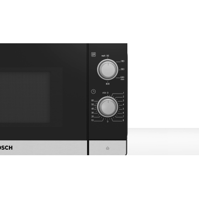 Мікрохвильова піч Bosch, 20л, мех. керув., 800Вт, чорний (FFL020MS1)