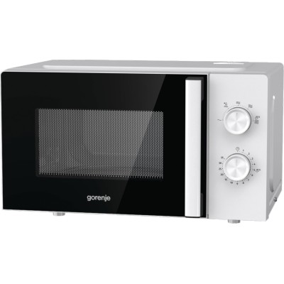 Мікрохвильова піч Gorenje, 17л, мех. керув., 700Вт, дисплей, білий (MO17E1WH) Мікрохвильова піч Gorenje, 17л, мех. керув., 700Вт, дисплей, білий (MO17E1WH)