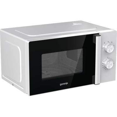 Мікрохвильова піч Gorenje, 17л, мех. керув., 700Вт, дисплей, білий (MO17E1WH) Мікрохвильова піч Gorenje, 17л, мех. керув., 700Вт, дисплей, білий (MO17E1WH)