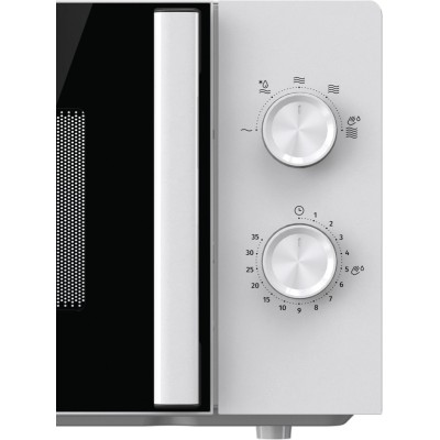 Мікрохвильова піч Gorenje, 17л, мех. керув., 700Вт, дисплей, білий (MO17E1WH) Мікрохвильова піч Gorenje, 17л, мех. керув., 700Вт, дисплей, білий (MO17E1WH)